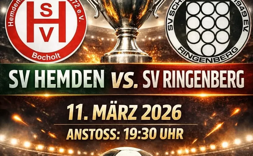 AH-Kreispokal gegen SV Ringenberg