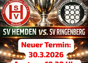 AH-Kreispokal gegen SV Ringenberg