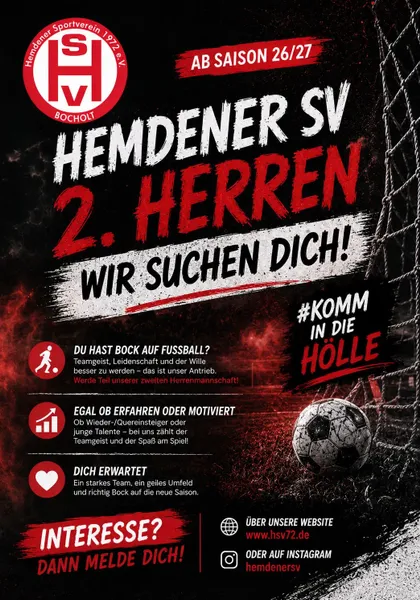 2. Mannschaft zur neuen Saison!